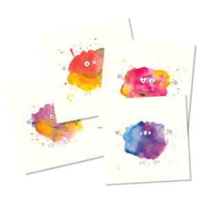 Monstertjes collectie 2 (4 stuks)